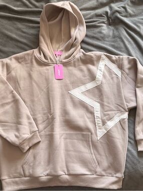 NWT Edikted Starly Oversized Hoodie in Gray Large